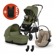 Gazelle 3in1 +AMYA - Moss Green/Almond Beige Moss Green/Almond Beige